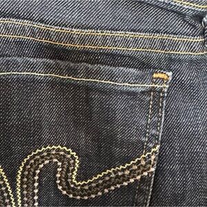 Citizens Of Humanity Dark Blue Jeans with Yellow Stitching